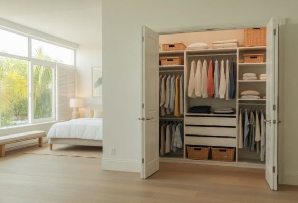 Walk-In Closet, Reach-In Closet, or Wardrobe System: Choosing the Right Storage Solution for South Florida Bedrooms