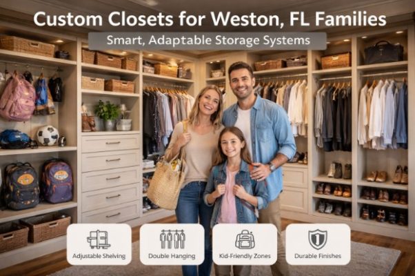 Custom Closet Designer in Weston, FL. Family-Friendly Storage Systems (2026)