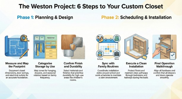 The Weston Project Timeline. Design, Scheduling, Installation