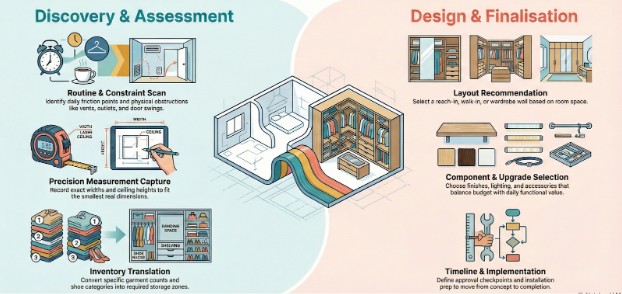 Closet Design Consultation In Fort Lauderdale. What Happens Step By Step