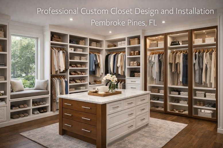 Designing Custom Closets in Pembroke Pines FL | Storage Concepts