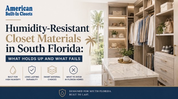 Humidity-Resistant Closet Materials in South Florida: What Holds Up and What Fails