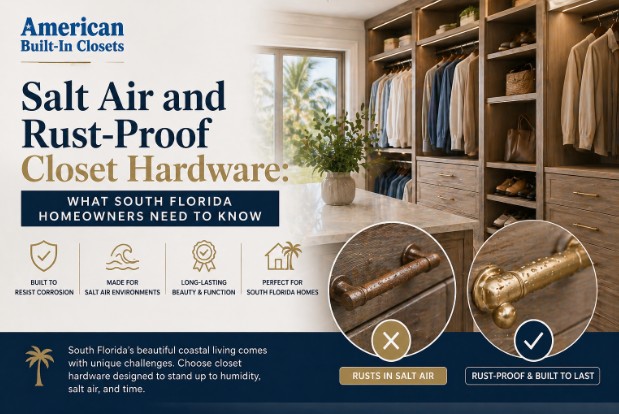 Salt Air and Rust-Proof Closet Hardware: What South Florida Homeowners Need to Know
