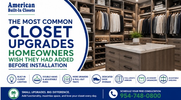 The Most Common Closet Upgrades Homeowners Wish They Had Added Before Installation