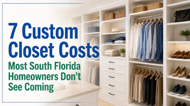 7 Custom Closet Costs Most South Florida Homeowners Don't See Coming