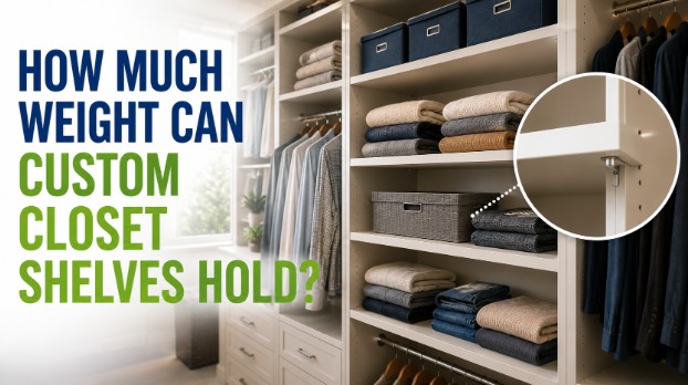 How Much Weight Can Custom Closet Shelves Hold?