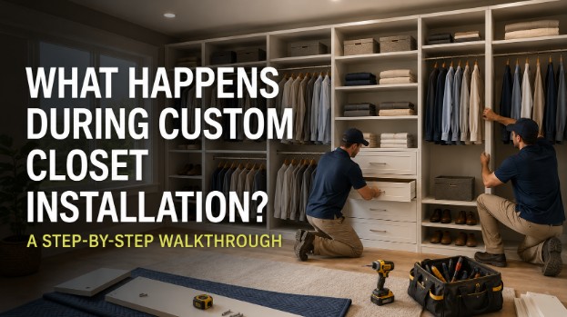 What Happens During Custom Closet Installation? A Step-by-Step Walkthrough